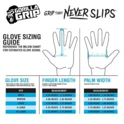 Large TRAX Extreme Grip Work Gloves (2-Pack) -Work Gloves Shop gorilla grip work gloves 25492 027 1f 1000