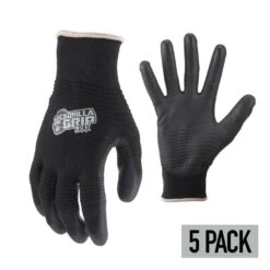 X-Large TRAX Extreme Grip Work Gloves (5-Pack)