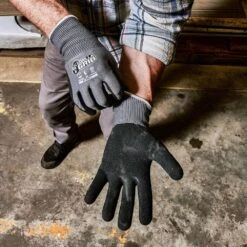 Large Precision Grip ANSI A3 Cut Resistant Work Gloves 14 Large Precision Grip ANSI A3 Cut Resistant Work Gloves -Work Gloves Shop gorilla grip work gloves 27227 212b 44 1000