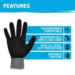 Extra Large Precision Grip ANSI A3 Cut Resistant Work Gloves -Work Gloves Shop gorilla grip work gloves 27228 212b 4f 1000