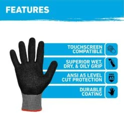 Small Precision Grip ANSI A5 Cut Resistant Work Gloves -Work Gloves Shop gorilla grip work gloves 27230 212b 4f 1000