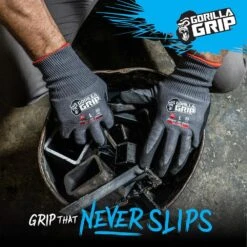 Large Precision Grip ANSI A5 Cut Resistant Work Gloves -Work Gloves Shop gorilla grip work gloves 27232 212b 31 1000