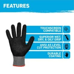 Extra Large Precision Grip ANSI A5 Cut Resistant Work Gloves -Work Gloves Shop gorilla grip work gloves 27233 212b 4f 1000