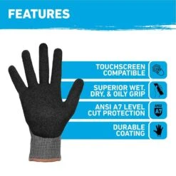 Extra Large Precision Grip ANSI A7 Cut Resistant Work Gloves -Work Gloves Shop gorilla grip work gloves 27238 212b 4f 1000