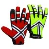 Large Red Reflective Microfiber Industrial Safety Daytime Gloves -Work Gloves Shop haltzgloves inc work gloves hdt 403 64 1000