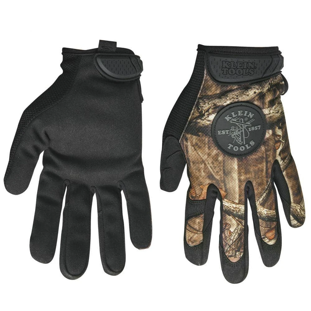 Klein Tools Extra Large Journeyman Camouflage Work Gloves 3 Klein Tools Extra Large Journeyman Camouflage Work Gloves