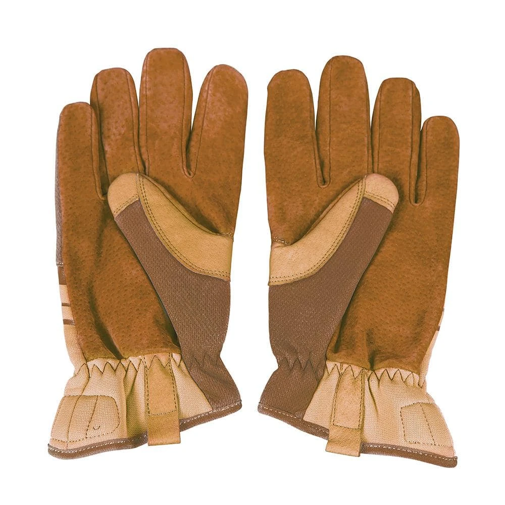 Klein Tools Journeyman Large Brown Leather Utility Gloves 10 Klein Tools Journeyman Large Brown Leather Utility Gloves - Image 8