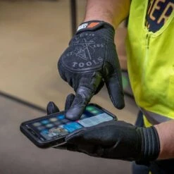 Klein Tools Journeyman Extra Large Black Wire Pulling Gloves -Work Gloves Shop klein tools work gloves 40234 1d 1000