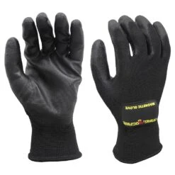 Super Grip Medium All Purpose Magnetic Gloves With Touchscreen Technology -Work Gloves Shop magnogrip work gloves 002 962 4f 1000