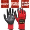 Medium Nitrile Coated Gloves With 1-Removable Magnet (2-Pair) 2 Medium Nitrile Coated Gloves With 1-Removable Magnet (2-Pair) -Work Gloves Shop magnogrip work gloves 006 253 64 1000