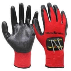 Large Nitrile Coated Gloves With 1-Removable Magnet (2-Pair) -Work Gloves Shop magnogrip work gloves 006 260 1f 1000