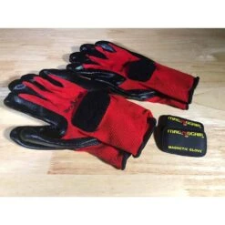Large Nitrile Coated Gloves With 1-Removable Magnet (2-Pair) -Work Gloves Shop magnogrip work gloves 006 260 44 1000