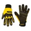 Stanley Men's Large Synthetic Leather Impact Pro Gloves -Work Gloves Shop stanley work gloves s77661 64 1000